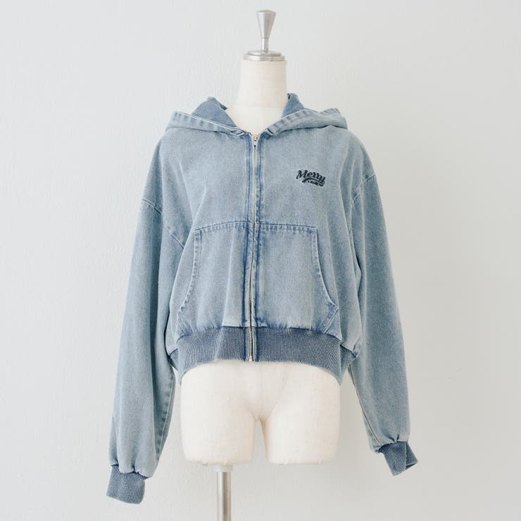 サックス | 【丈の長さを選べる】デニムブルゾン | RMAF　NICE CLAUP / OLIVE des OLIVE