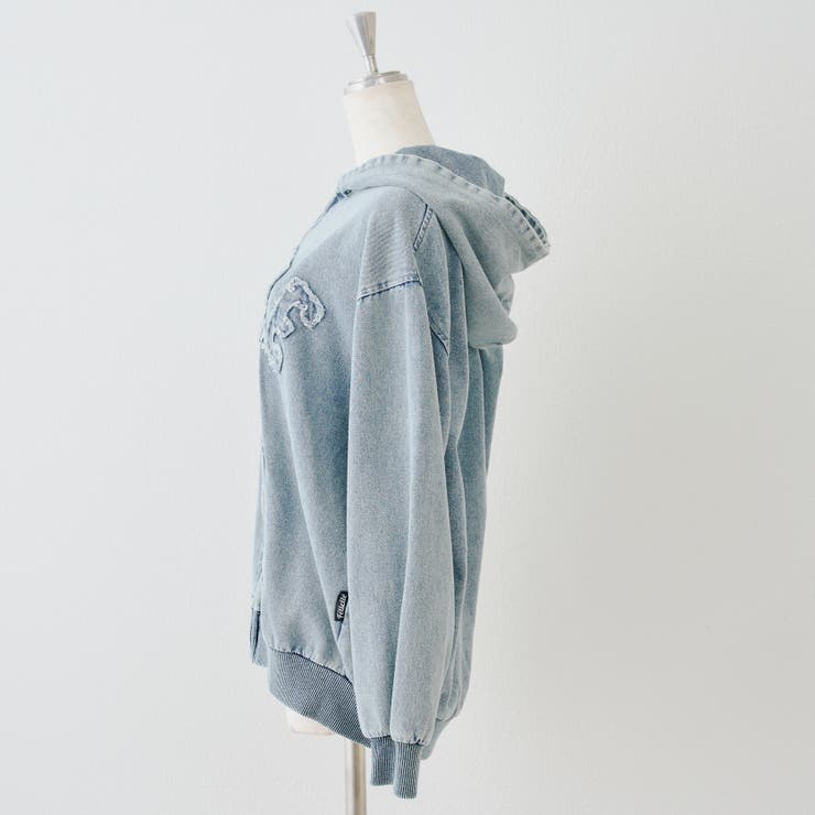 【丈の長さを選べる】デニムブルゾン | RMAF　NICE CLAUP / OLIVE des OLIVE | 詳細画像9 