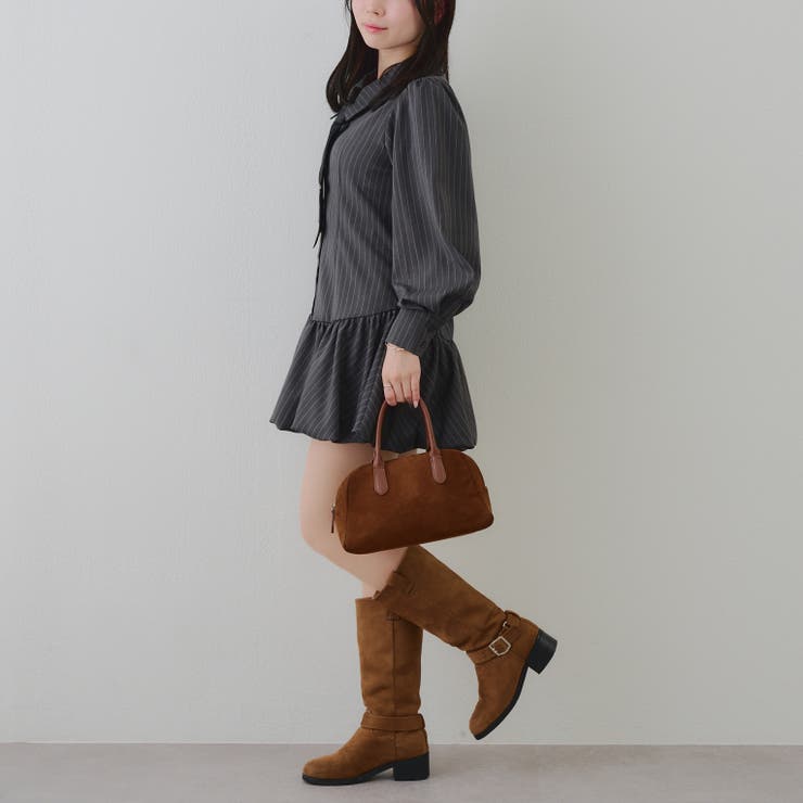 ネクタイ付裾バルーンミニワンピース | RMAF　NICE CLAUP / OLIVE des OLIVE | 詳細画像16 