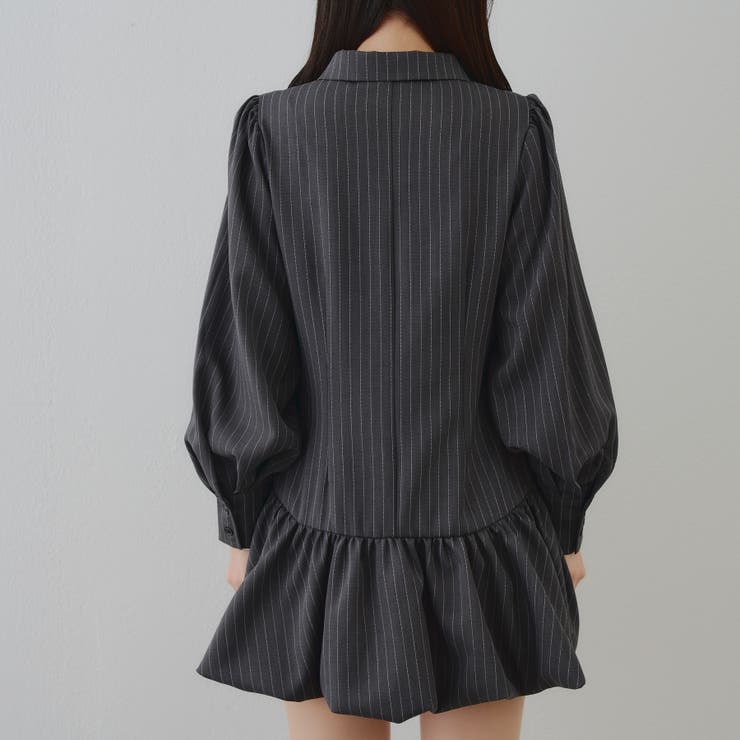 ネクタイ付裾バルーンミニワンピース | RMAF　NICE CLAUP / OLIVE des OLIVE | 詳細画像20 