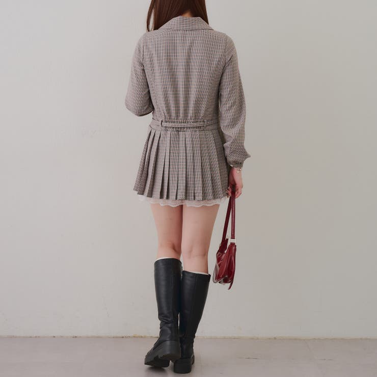 ベルト付シャツミニワンピース | RMAF　NICE CLAUP / OLIVE des OLIVE | 詳細画像15 