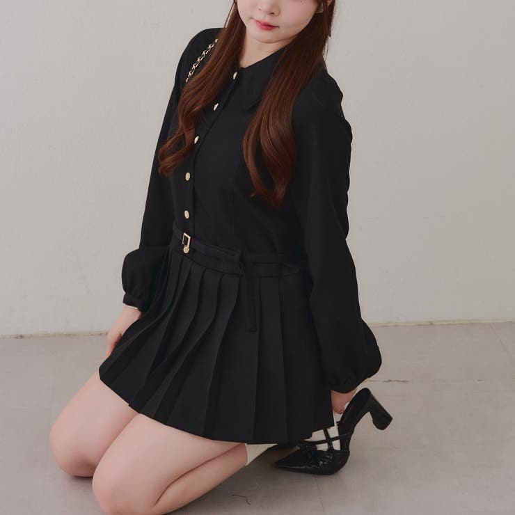 ベルト付シャツミニワンピース | RMAF　NICE CLAUP / OLIVE des OLIVE | 詳細画像17 