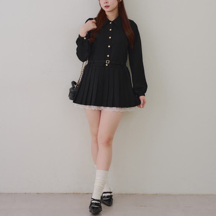 ベルト付シャツミニワンピース | RMAF　NICE CLAUP / OLIVE des OLIVE | 詳細画像24 