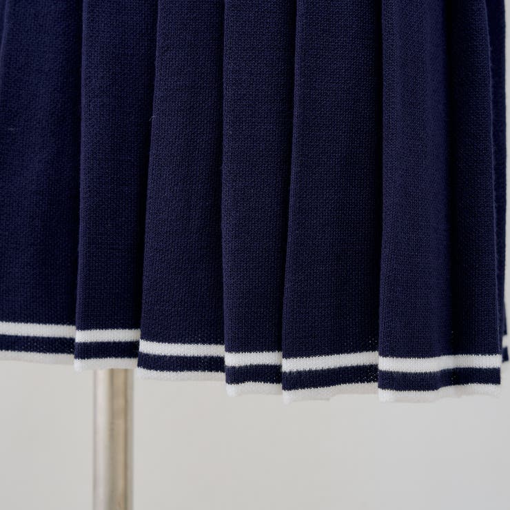 【セットアップ】ダブル衿ポロ&ミニプリーツスカート | NICE CLAUP / OLIVE des OLIVE　OUTLET | 詳細画像44 