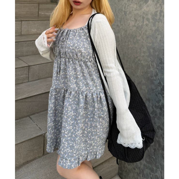 柄3 | ティアードチュニックワンピース | RMAF　NICE CLAUP / OLIVE des OLIVE