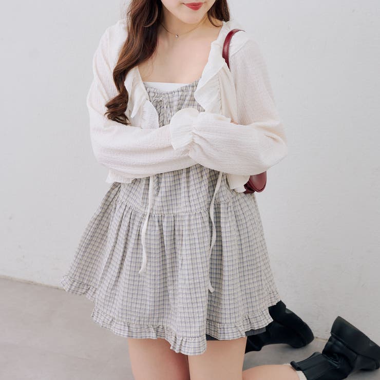 グレージュ | ティアードチュニックワンピース | RMAF　NICE CLAUP / OLIVE des OLIVE