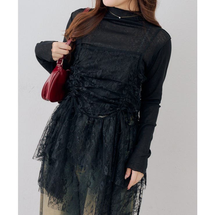 脇ギャザーチュニックワンピース | RMAF　NICE CLAUP / OLIVE des OLIVE | 詳細画像15 