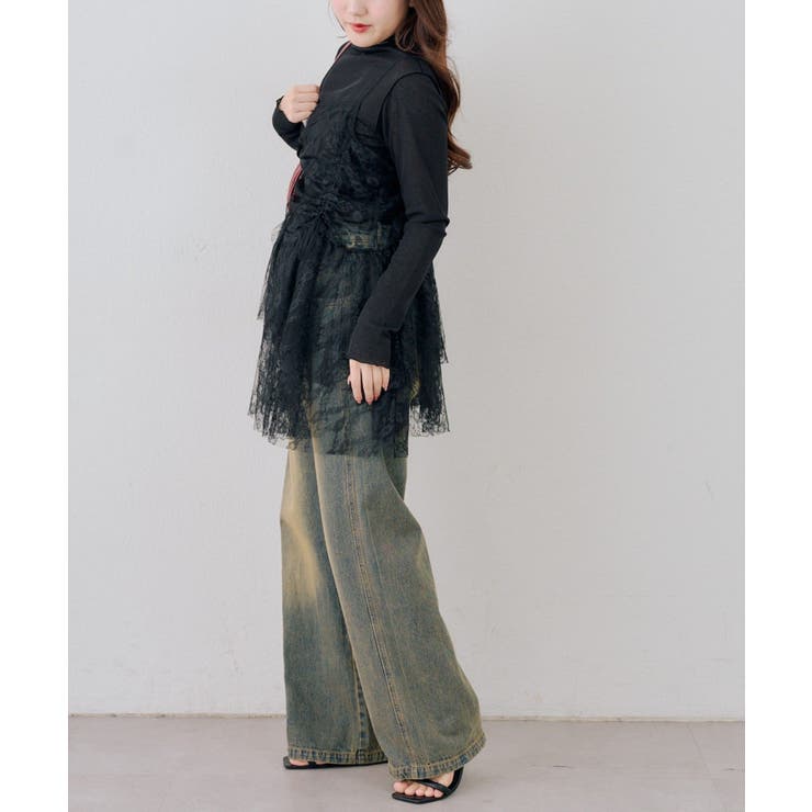 脇ギャザーチュニックワンピース | RMAF　NICE CLAUP / OLIVE des OLIVE | 詳細画像19 