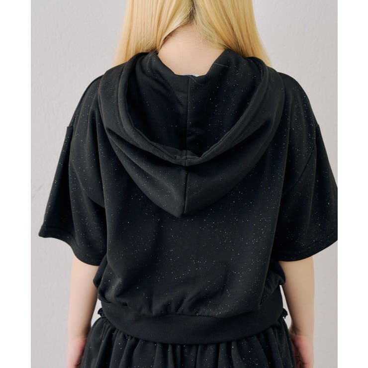 【セットアップ】半袖ジップスウェット+ティアードミニスカート | NICE CLAUP / OLIVE des OLIVE　OUTLET | 詳細画像8 