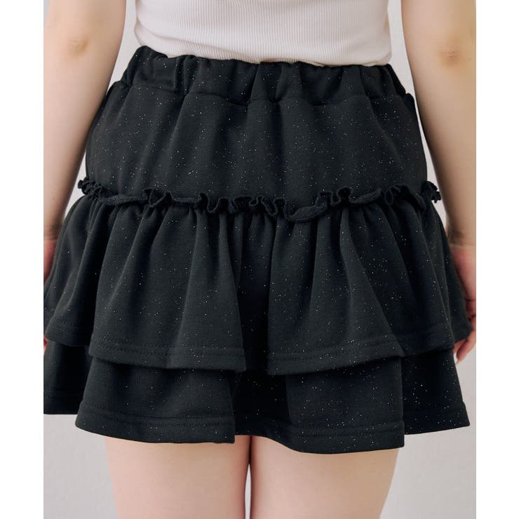 【セットアップ】半袖ジップスウェット+ティアードミニスカート | NICE CLAUP / OLIVE des OLIVE　OUTLET | 詳細画像18 