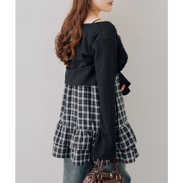 【セットアイテム】ボレロ+リボンキャミワンピース | NICE CLAUP / OLIVE des OLIVE　OUTLET | 詳細画像3 