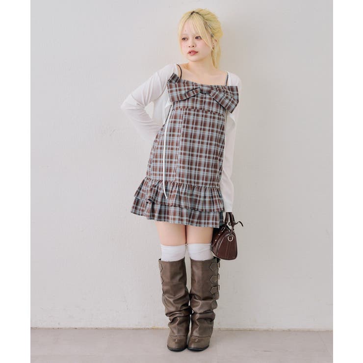 【セットアイテム】ボレロ+リボンキャミワンピース | NICE CLAUP / OLIVE des OLIVE　OUTLET | 詳細画像9 