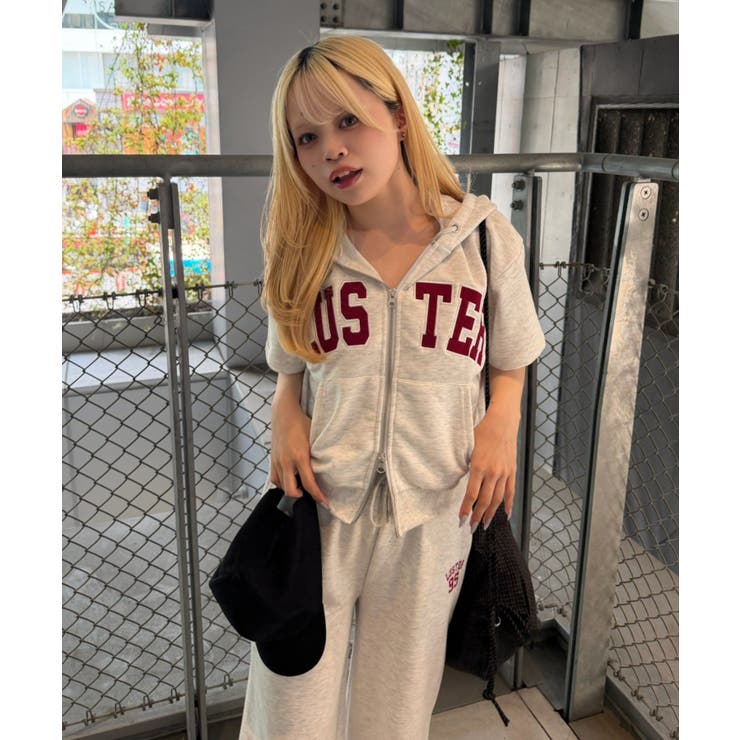 BIGロゴパーカー空港セットアップ | NICE CLAUP / OLIVE des OLIVE　OUTLET | 詳細画像9 