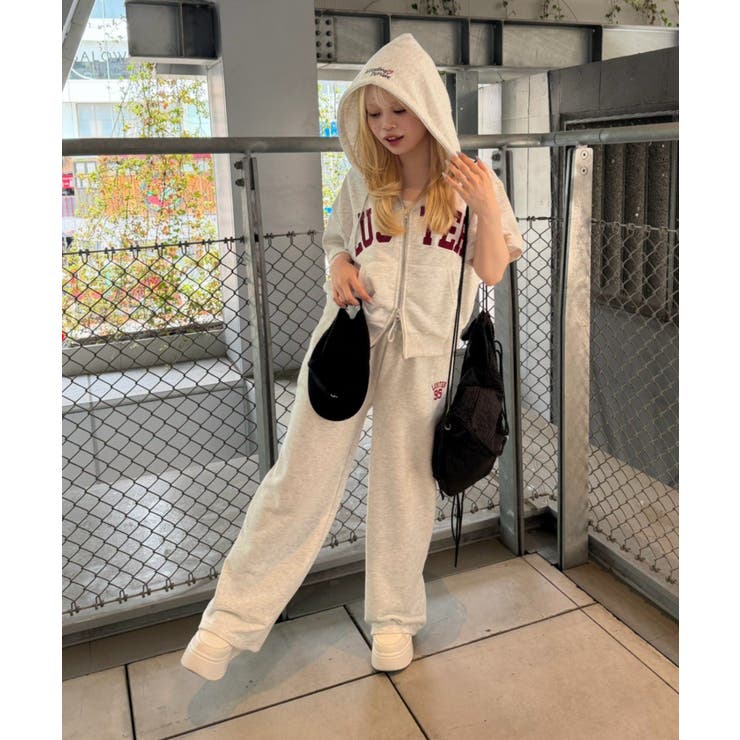 BIGロゴパーカー空港セットアップ | NICE CLAUP / OLIVE des OLIVE　OUTLET | 詳細画像11 