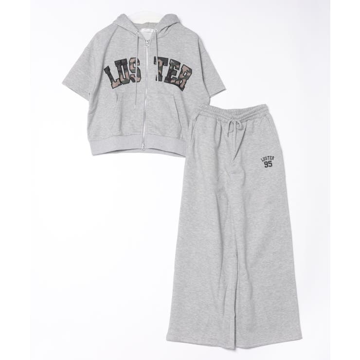 トップグレー | BIGロゴパーカー空港セットアップ | NICE CLAUP / OLIVE des OLIVE　OUTLET