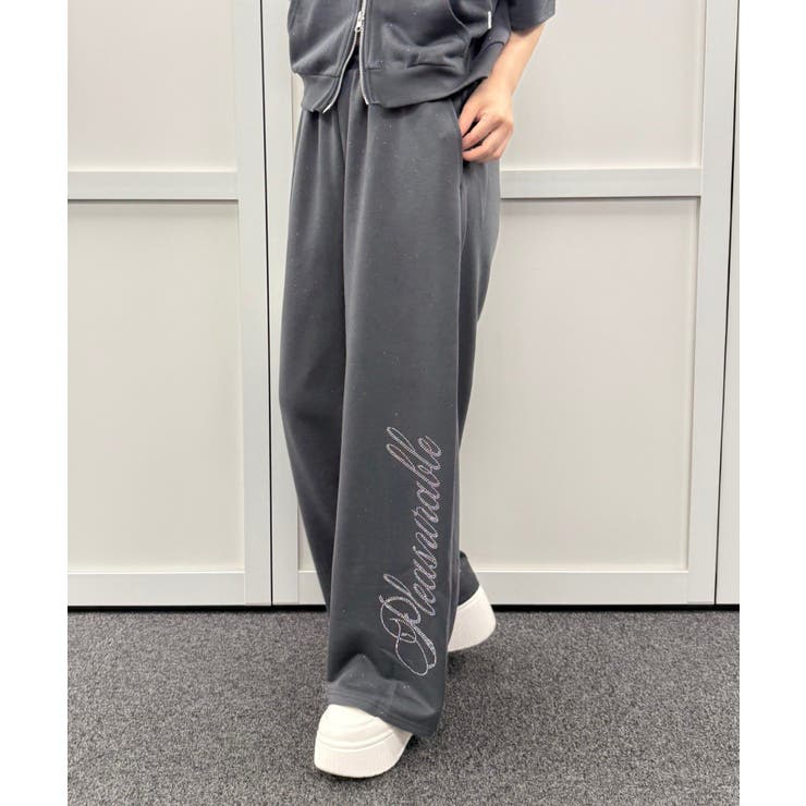 【セットアップ】キラキラパーカー空港コーデ | NICE CLAUP / OLIVE des OLIVE　OUTLET | 詳細画像2 