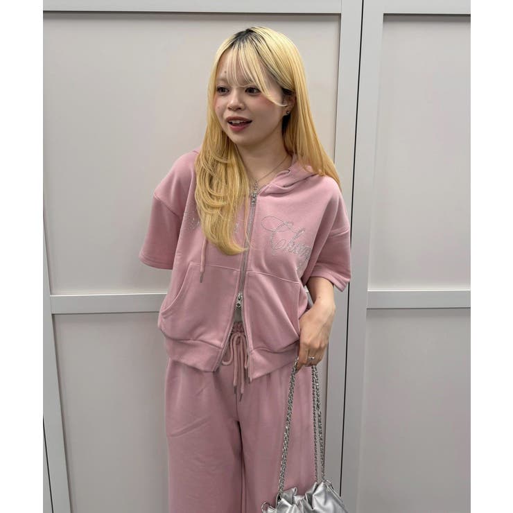 【セットアップ】キラキラパーカー空港コーデ | NICE CLAUP / OLIVE des OLIVE　OUTLET | 詳細画像11 