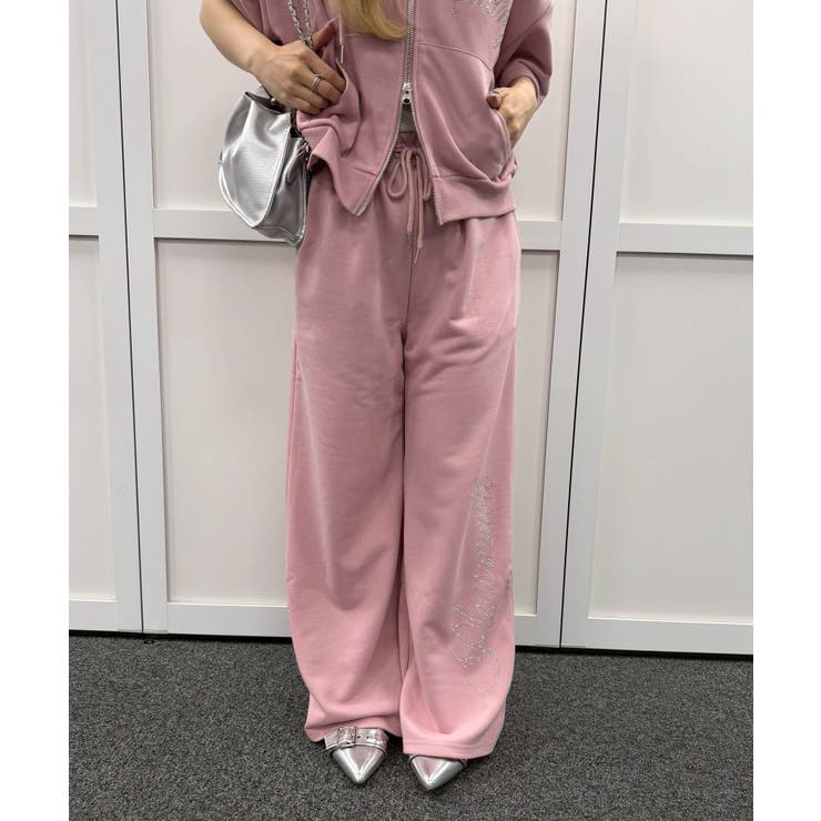 【セットアップ】キラキラパーカー空港コーデ | NICE CLAUP / OLIVE des OLIVE　OUTLET | 詳細画像13 