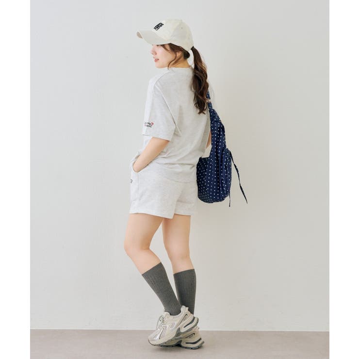 【セットアイテム】BIGロゴTシャツ+ショートパンツ | NICE CLAUP / OLIVE des OLIVE　OUTLET | 詳細画像6 