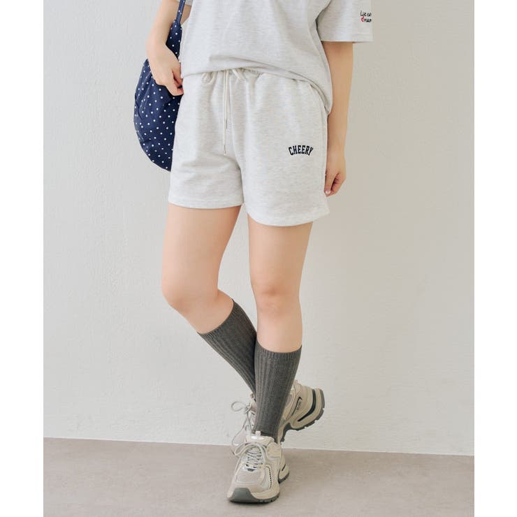 【セットアイテム】BIGロゴTシャツ+ショートパンツ | NICE CLAUP / OLIVE des OLIVE　OUTLET | 詳細画像7 