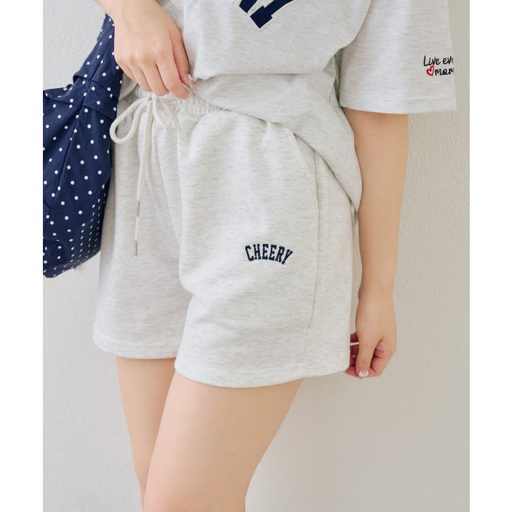 【セットアイテム】BIGロゴTシャツ+ショートパンツ | NICE CLAUP / OLIVE des OLIVE　OUTLET | 詳細画像9 