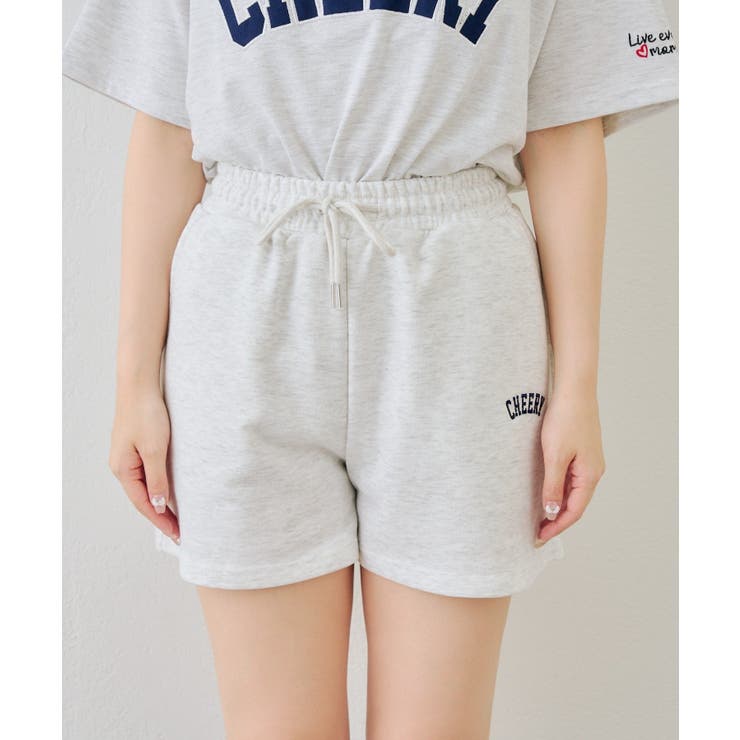 【セットアイテム】BIGロゴTシャツ+ショートパンツ | NICE CLAUP / OLIVE des OLIVE　OUTLET | 詳細画像10 
