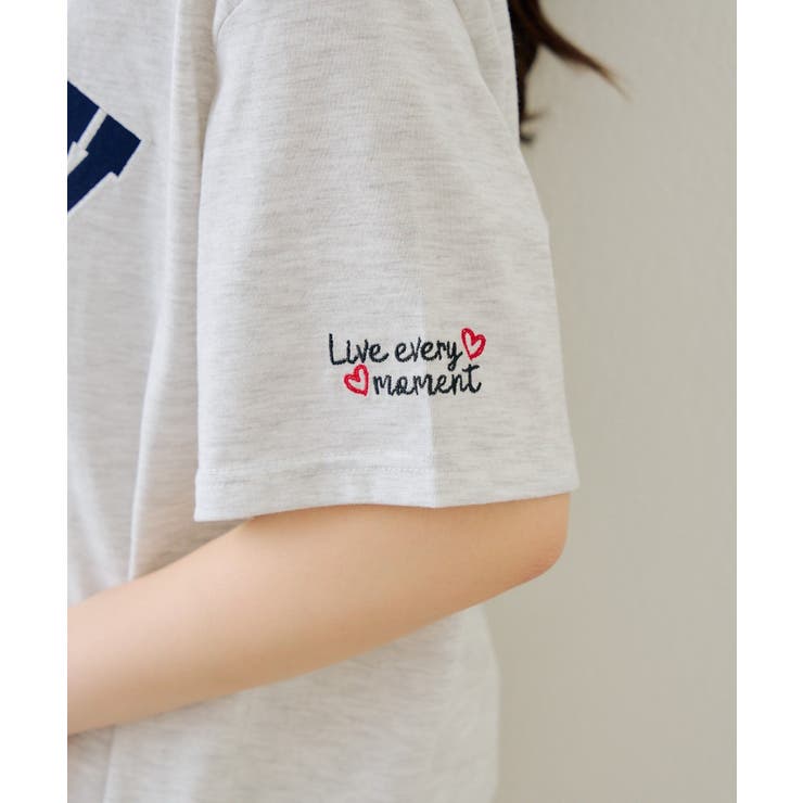 【セットアイテム】BIGロゴTシャツ+ショートパンツ | NICE CLAUP / OLIVE des OLIVE　OUTLET | 詳細画像13 