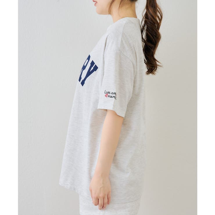 【セットアイテム】BIGロゴTシャツ+ショートパンツ | NICE CLAUP / OLIVE des OLIVE　OUTLET | 詳細画像16 