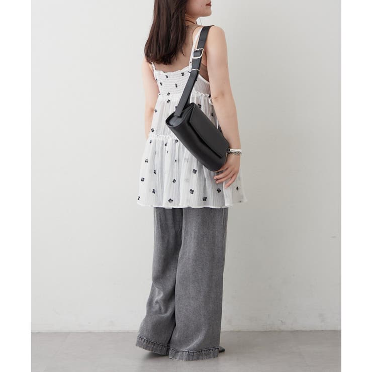 【レイヤードコーデに】サイドリボンキャミチュニック | NICE CLAUP / OLIVE des OLIVE　OUTLET | 詳細画像5 