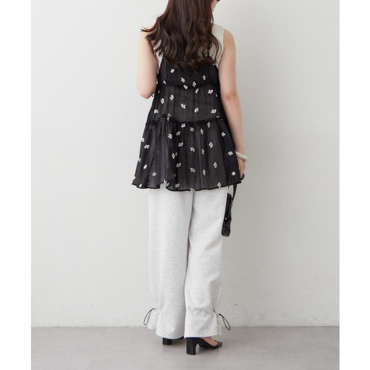 【レイヤードコーデに】サイドリボンキャミチュニック | NICE CLAUP / OLIVE des OLIVE　OUTLET | 詳細画像9 