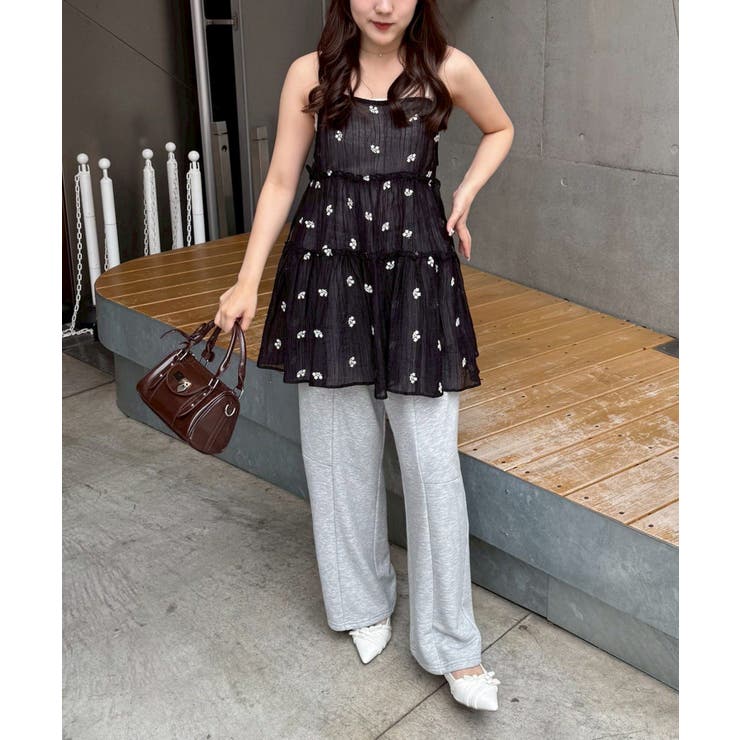 【レイヤードコーデに】サイドリボンキャミチュニック | NICE CLAUP / OLIVE des OLIVE　OUTLET | 詳細画像20 