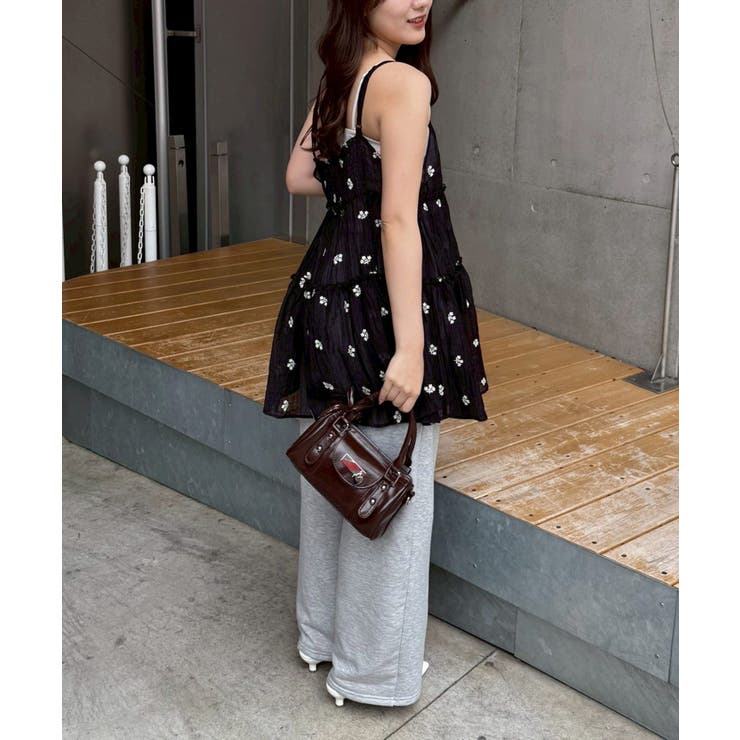 【レイヤードコーデに】サイドリボンキャミチュニック | NICE CLAUP / OLIVE des OLIVE　OUTLET | 詳細画像21 