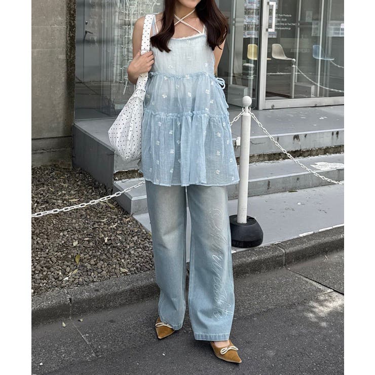 【レイヤードコーデに】サイドリボンキャミチュニック | NICE CLAUP / OLIVE des OLIVE　OUTLET | 詳細画像27 