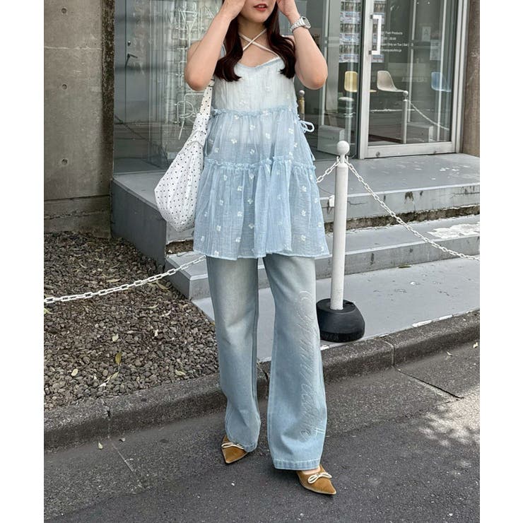 【レイヤードコーデに】サイドリボンキャミチュニック | NICE CLAUP / OLIVE des OLIVE　OUTLET | 詳細画像29 