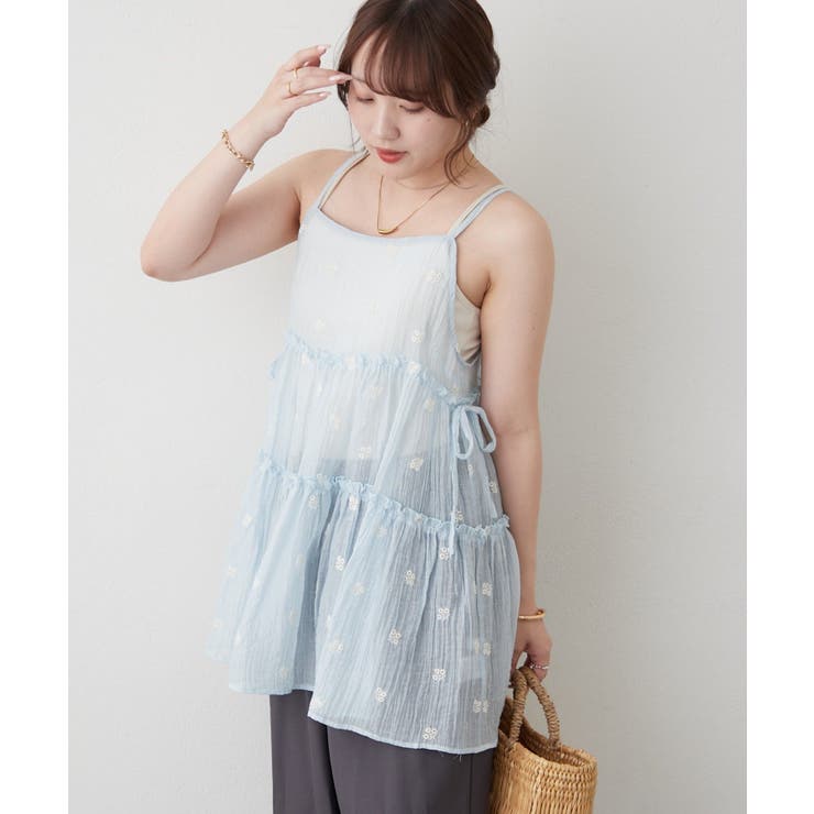 【レイヤードコーデに】サイドリボンキャミチュニック | NICE CLAUP / OLIVE des OLIVE　OUTLET | 詳細画像34 