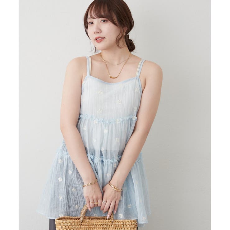 【レイヤードコーデに】サイドリボンキャミチュニック | NICE CLAUP / OLIVE des OLIVE　OUTLET | 詳細画像35 