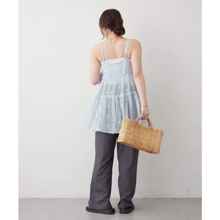 【レイヤードコーデに】サイドリボンキャミチュニック | NICE CLAUP / OLIVE des OLIVE　OUTLET | 詳細画像36 