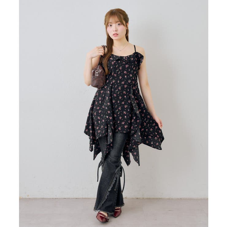 ラッフルイレヘムキャミワンピース | NICE CLAUP / OLIVE des OLIVE　OUTLET | 詳細画像30 