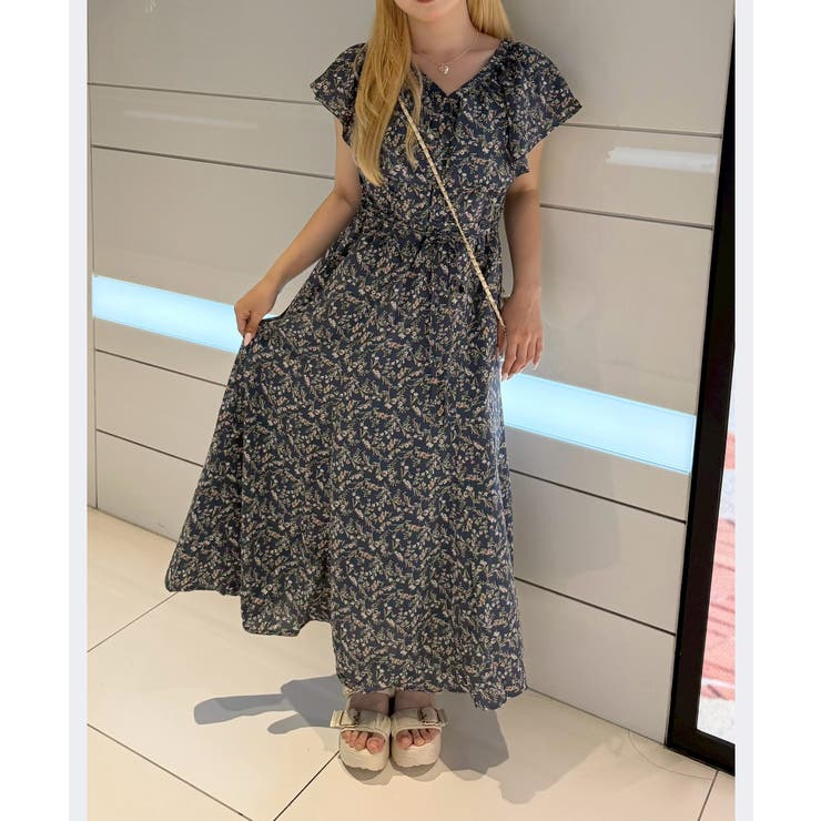 花柄フリルマーメイドワンピース | NICE CLAUP / OLIVE des OLIVE　OUTLET | 詳細画像11 