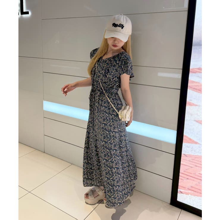 花柄フリルマーメイドワンピース | NICE CLAUP / OLIVE des OLIVE　OUTLET | 詳細画像12 