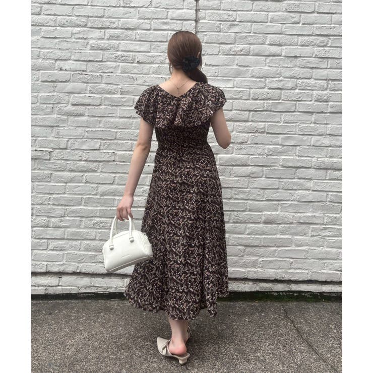 花柄フリルマーメイドワンピース | NICE CLAUP / OLIVE des OLIVE　OUTLET | 詳細画像20 