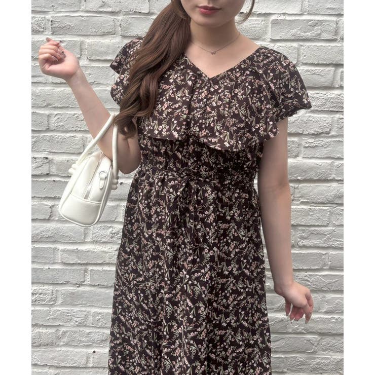 花柄フリルマーメイドワンピース | NICE CLAUP / OLIVE des OLIVE　OUTLET | 詳細画像22 