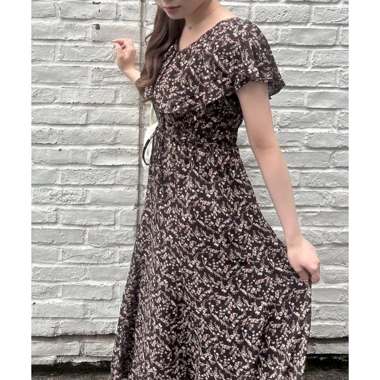 花柄フリルマーメイドワンピース | NICE CLAUP / OLIVE des OLIVE　OUTLET | 詳細画像23 