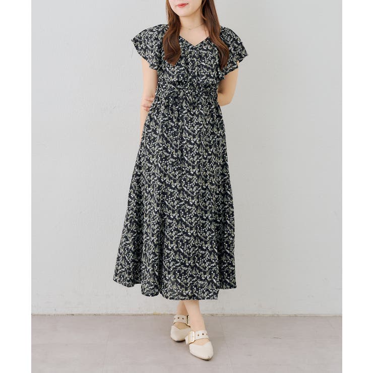 花柄フリルマーメイドワンピース | NICE CLAUP / OLIVE des OLIVE　OUTLET | 詳細画像27 