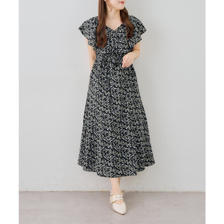 花柄フリルマーメイドワンピース | NICE CLAUP / OLIVE des OLIVE　OUTLET | 詳細画像29 