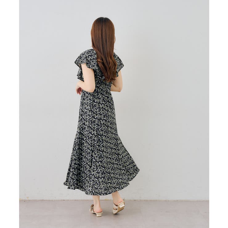 花柄フリルマーメイドワンピース | NICE CLAUP / OLIVE des OLIVE　OUTLET | 詳細画像30 