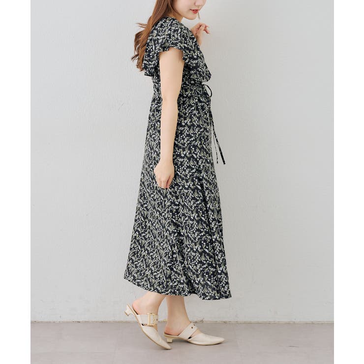 花柄フリルマーメイドワンピース | NICE CLAUP / OLIVE des OLIVE　OUTLET | 詳細画像31 