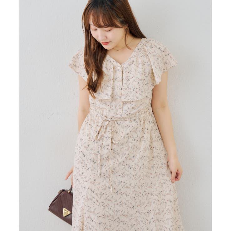 花柄フリルマーメイドワンピース | NICE CLAUP / OLIVE des OLIVE　OUTLET | 詳細画像35 