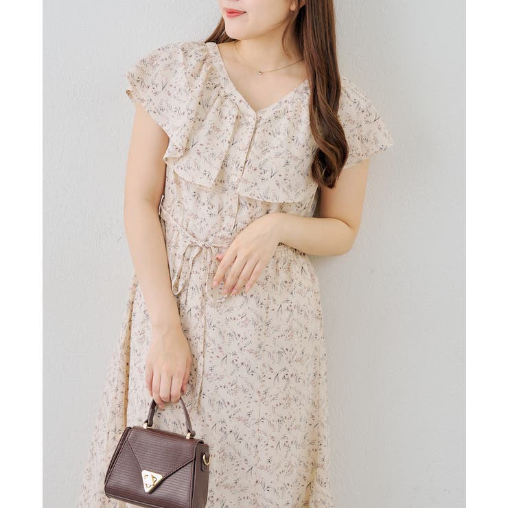 花柄フリルマーメイドワンピース | NICE CLAUP / OLIVE des OLIVE　OUTLET | 詳細画像37 