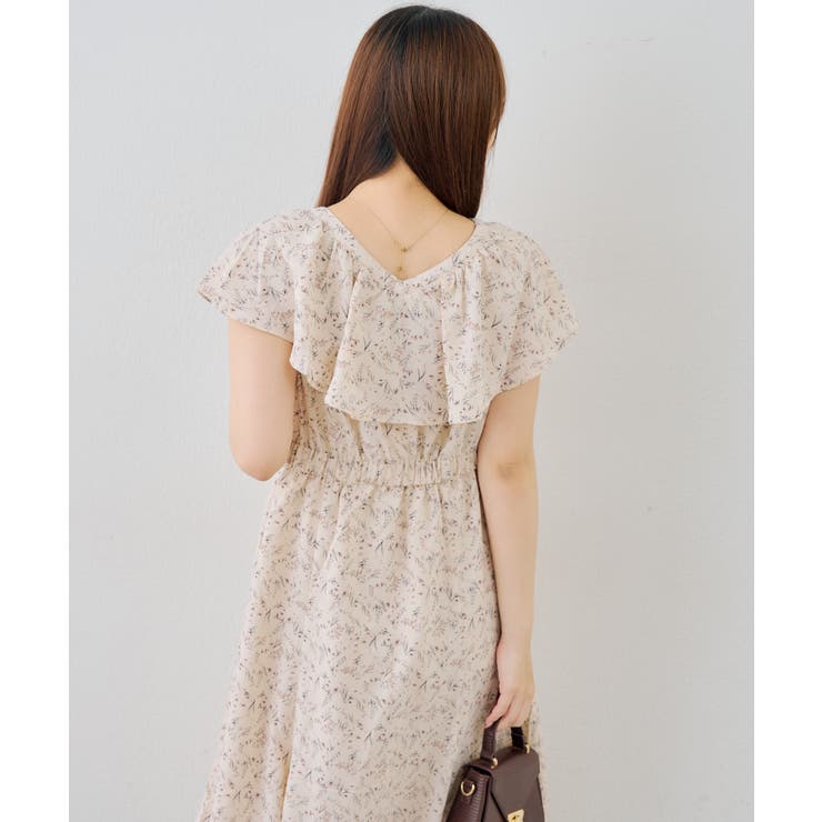 花柄フリルマーメイドワンピース | NICE CLAUP / OLIVE des OLIVE　OUTLET | 詳細画像40 